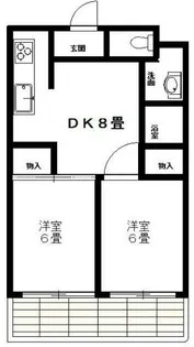 アーバンフラッツ【5階】の間取り