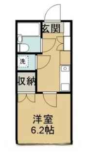 コンドミニアム ディプロマータ【209号室】の間取り