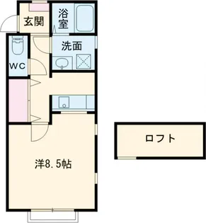 ABCフラッツA【207号室】の間取り