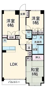 厚木・コアラマンション【3階】の間取り