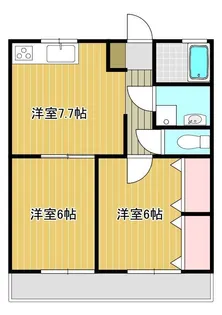 カサブランカトガリ【2階】の間取り