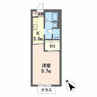 Peace tribe B【1階】の間取り