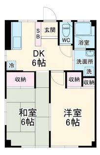 臼田ハイツI【102号室】の間取り
