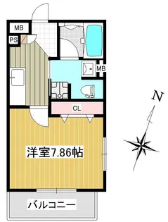 ラ カーサ内田【3階】の間取り