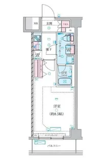 ジェノヴィア川崎鈴木町スカイガーデン【329号室】の間取り