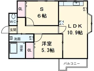 メゾンメモワール【3階】の間取り