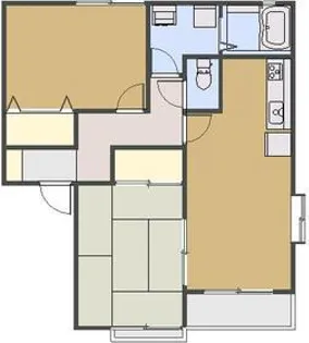 エスポワール B【1階】の間取り