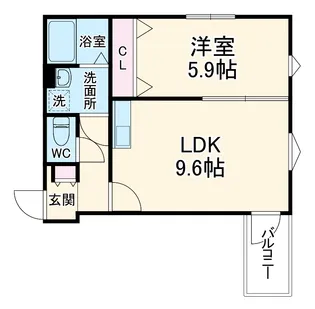 La-Crea ZⅡ【1階】の間取り