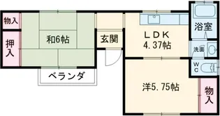 VillaEast(ヴィライースト)【2階】の間取り