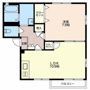 フレグランスイイダA【1階】の間取り