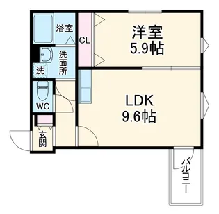 La-Crea ZⅡ【2階】の間取り