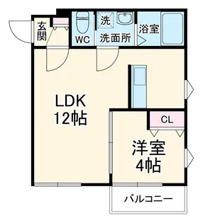 La-Crea ZⅡ【3階】の間取り