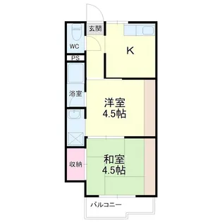 リッチマンParTⅡ【1階】の間取り