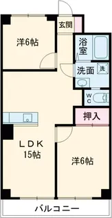 チェルシーⅡ【505号室】の間取り