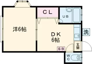 第五小林荘【103号室】の間取り