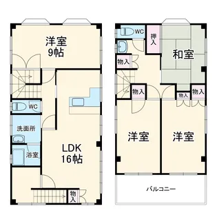 EASTビル【1号室】の間取り
