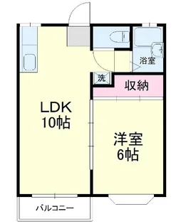 スマイル21【201号室】の間取り