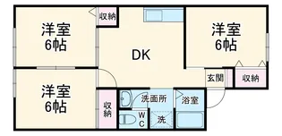 メゾンボヌール【1階】の間取り