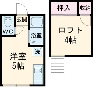 ル・レーヴ御幸【2階】の間取り