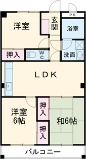 コーポ坂本【3階】の間取り