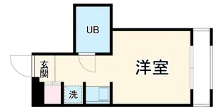 能見台マンション【408号室】の間取り