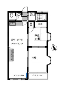 柳下マンション【2階】の間取り
