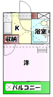 カーザ泉【2階】の間取り
