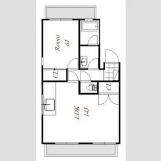 ヤマハハイツ伊勢崎C棟【402号室】の間取り
