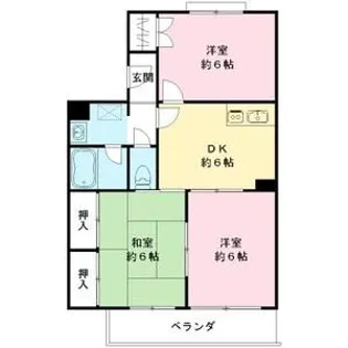 アメニティイズミ【2階】の間取り