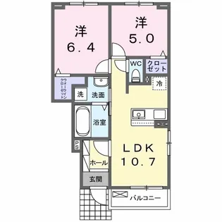 テラスM3 Ⅰ【1階】の間取り
