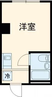 荻野ハイツ【4階】の間取り