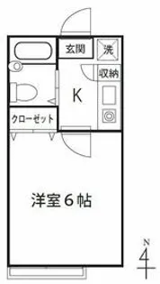 パークプレイス北棟【2階】の間取り
