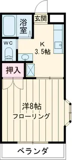 サンビレッジセキヤ【101号室】の間取り