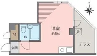 シティプラザ東新宿【1階】の間取り