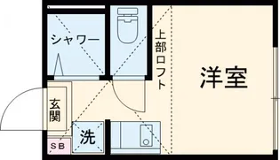 ディアマンテ中野【107号室】の間取り