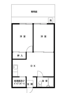 ジャルダン北大宮【1階】の間取り