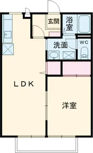 フォルトゥーナ今泉【2階】の間取り