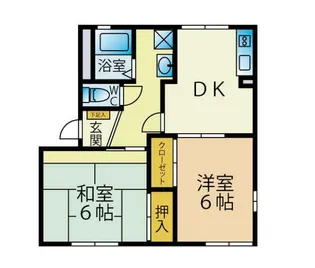 ブロードハイツ【101号室】の間取り