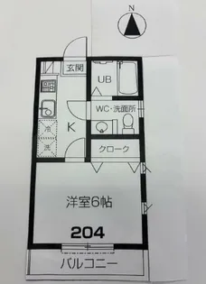 カーサホマレ【2階】の間取り