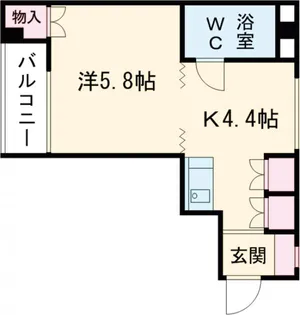 新大宮ハイツ【308号室】の間取り