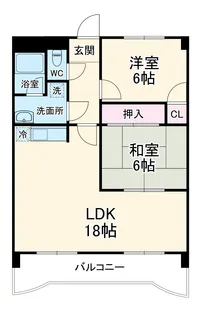 ラフォーレDAIDOU【3階】の間取り