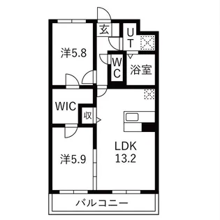 グランフォレストI(アイ)【205号室】の間取り