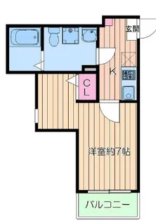 メゾンヴェルテ【3階】の間取り