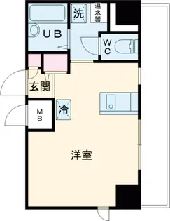 FORTIS水天宮前【6階】の間取り