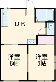 セゾンブルー【103号室】の間取り