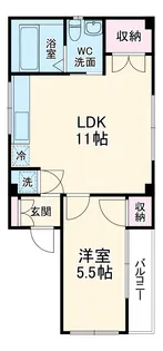 リッチハイツ南行徳Ⅱ【101号室】の間取り
