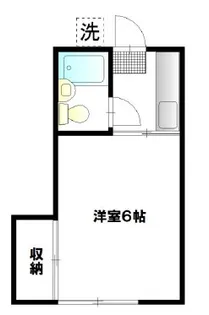 メゾンアサヒ【1階】の間取り