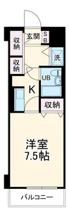 ライオンズマンション高津【2階】の間取り