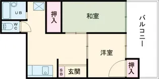 第一小林ビル【511号室】の間取り