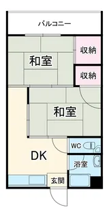 コーポ大文【4階】の間取り